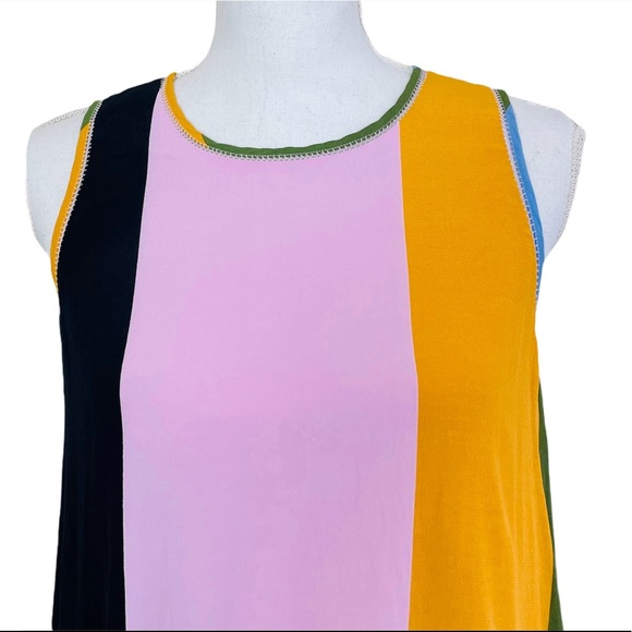 Dolan Audra Colorblock Crepe Mini Dress - Picture 7 of 13